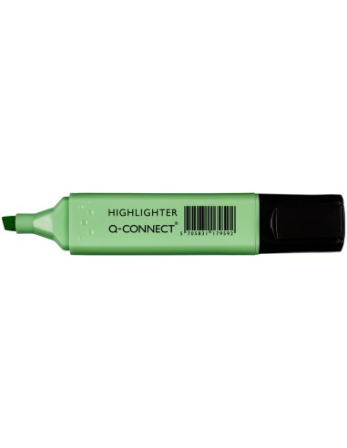 Rotulador q-connect fluorescente pastel verde...