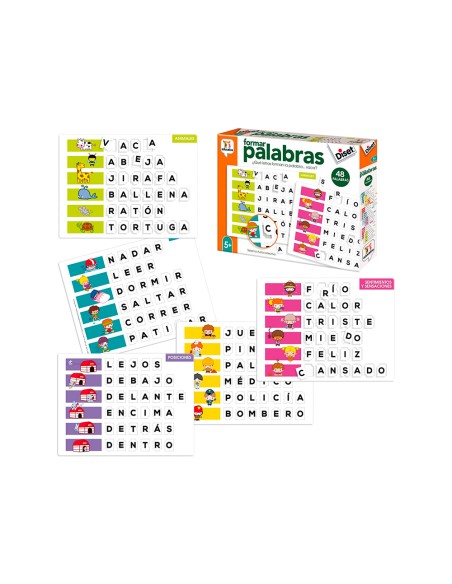 Juego diset didactico formar palabras yo aprendo