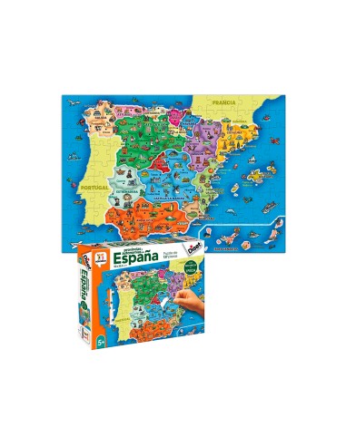 Juego diset didactico provincias de españa