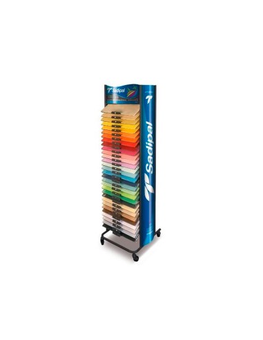 Expositor cartulina fabriano metalico de pie 75...