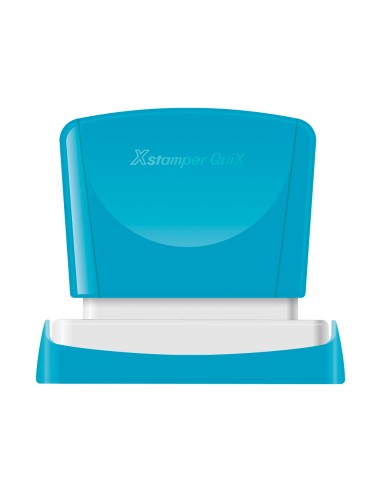Sello x'stamper quix personalizable color azul...