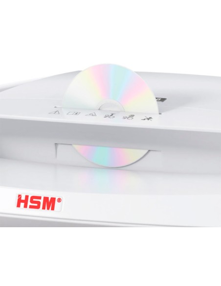 Destructora de documentos hsm securio b34 capacidad de corte 24 h en particulas destruye grapas clips cd y