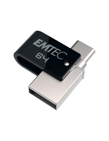 Memoria emtec usb 3.2 dual mobile & go type-c...