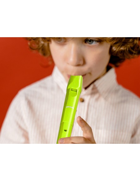 Flauta hohner 9508 color verde funda verde y transparente