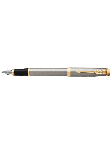 Pluma parker im metal cepillado gt