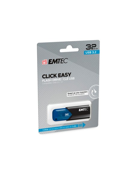 Memoria emtec usb 3.2 click easy 32 gb azul