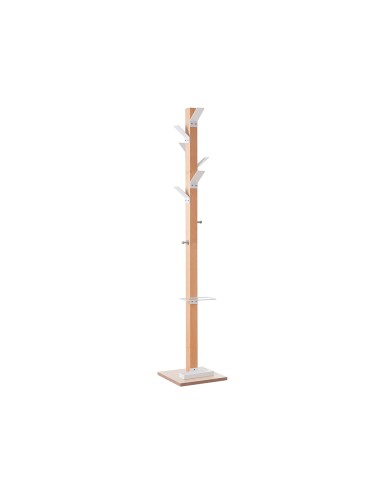 Perchero madera paperflow haya 8 colgadores con...