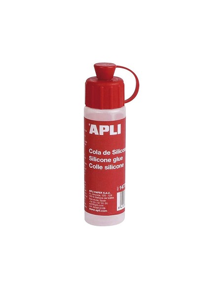 Cola de silicona apli para goma eva bote de 25 ml