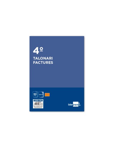 Talonario liderpapel facturas cuarto original y...