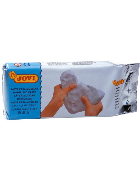 Pasta para modelar jovi 1000 g color blanco