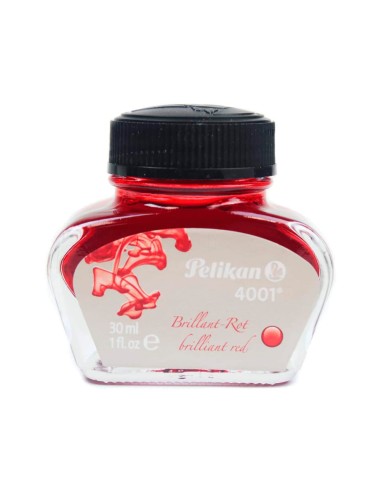 Tinta estilografica pelikan 4001 rojo brillante...