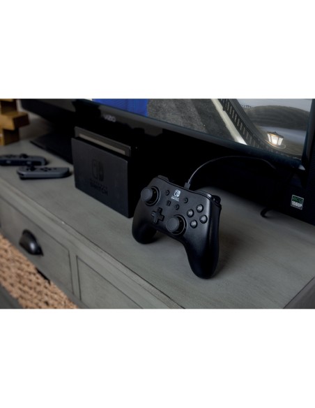 Mando power a con cable para nintendo switch negro