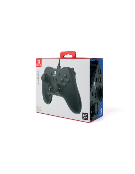 Mando power a con cable para nintendo switch negro