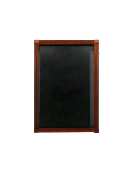 Pizarra cristal liderpapel con led en caballete de madera para rotuladores tipo tiza 50x90cm