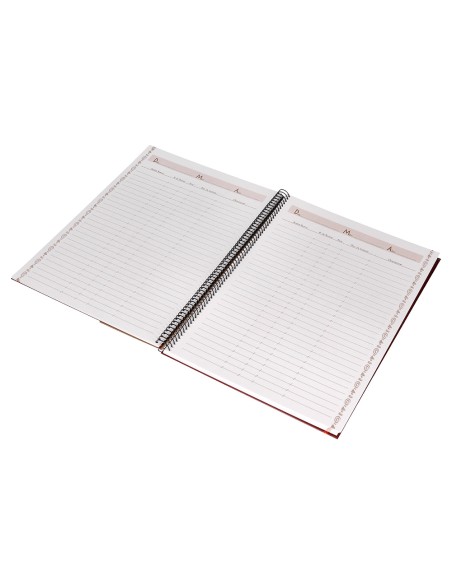 Libro de reservas liderpapel espiral din a4 restaurante 80 hojas papel 80 gr