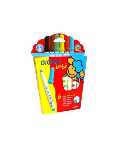 Rotulador giotto super bebe caja de 6 unidades...