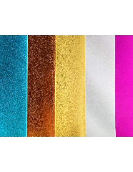 Goma eva liderpapel 50x70 cm espesor 2 mm metalizada plata