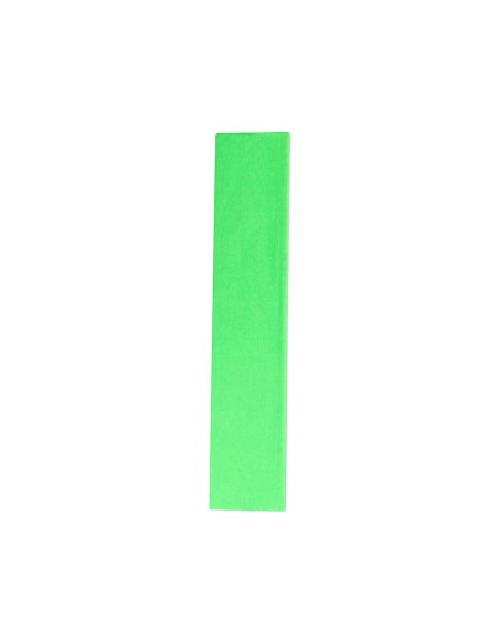 Papel crespon liderpapel 50 cm x 2,5 m 34g/m2 verde fluorescente