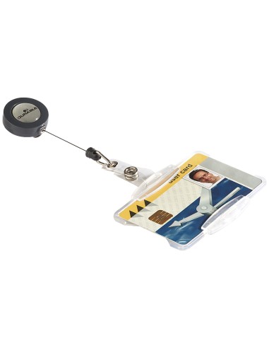 Identificador con cordon extensible durable...