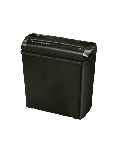 Destructora de documentos fellowes p-25s capacidad de corte 5 hojas corte en tiras papelera 11 litros