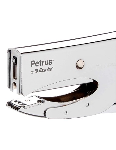 Grapadora petrus de tenaza 222 metalica cromada...