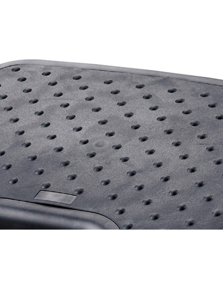 Reposapies ajustable q-connect premium con alfombrilla caucho