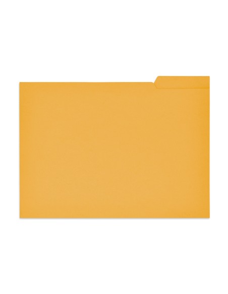 Subcarpeta cartulina gio folio pestaña derecha 250 g/m2 amarillo