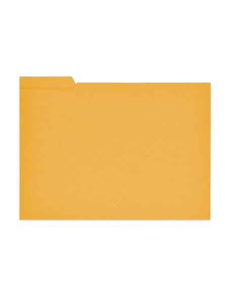 Subcarpeta cartulina gio folio pestaña izquierda 250 g/m2 amarillo