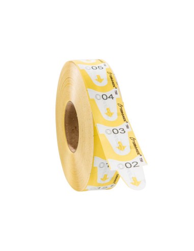 Tickets turnomatic 31x67 mm color amarillo...