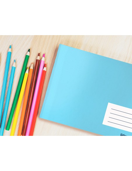 Libreta liderpapel smart a5 apaisada 32h 60gr pauta 2,5 mm con margen