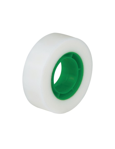 Cinta adhesiva q-connect invisible 33 m x 19 mm pack de 8 unidades