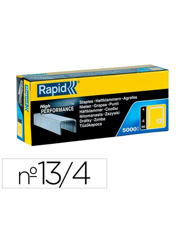 Grapas rapid 13/4 mm galvanizada caja de 5000...
