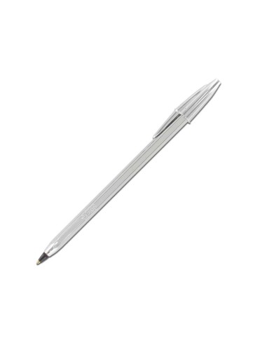 Boligrafo bic cristal celebration plata tinta...