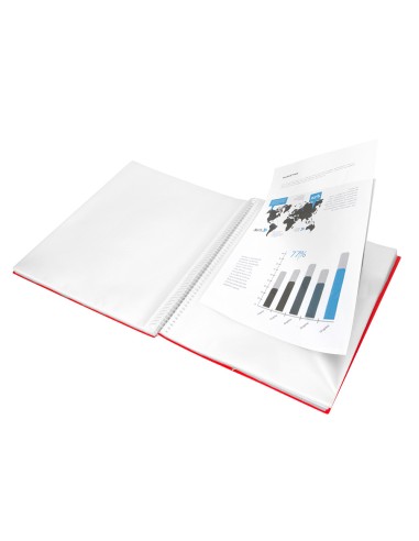 Carpeta liderpapel escaparate con espiral 20...
