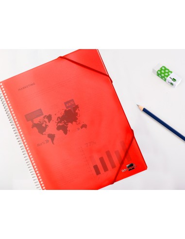Carpeta liderpapel escaparate con espiral 20...