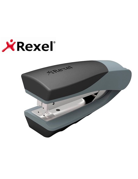 Grapadora rexel center metalica vertical capacidad de grapado 25 hojas usa grapas 22/6-24/6 y 26/6 color