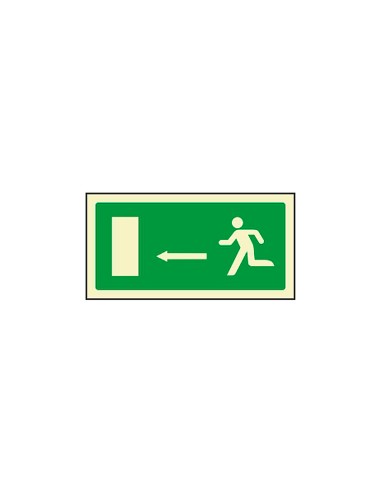 Pictograma syssa señal de salida emergencia...