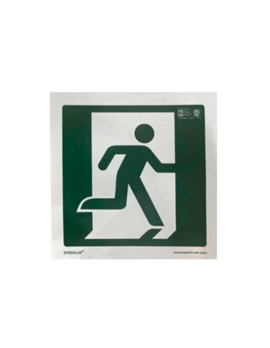 Pictograma syssa señal de salida de emergencia...