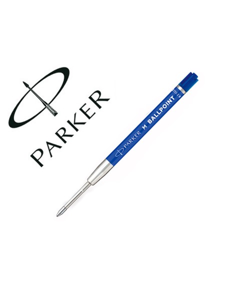 Recambio boligrafo parker originals economico azul punta media