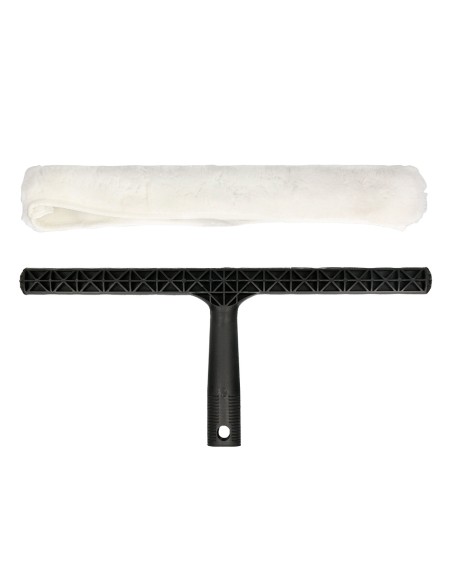 Limpiaventanas q-connect industrial mango de plastico y hoja limpiadora de 40 cm de ancho
