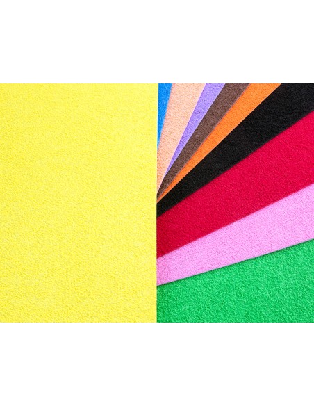 Goma eva liderpapel 50x70cm 60g/m2 espesor 2mm textura toalla blanco