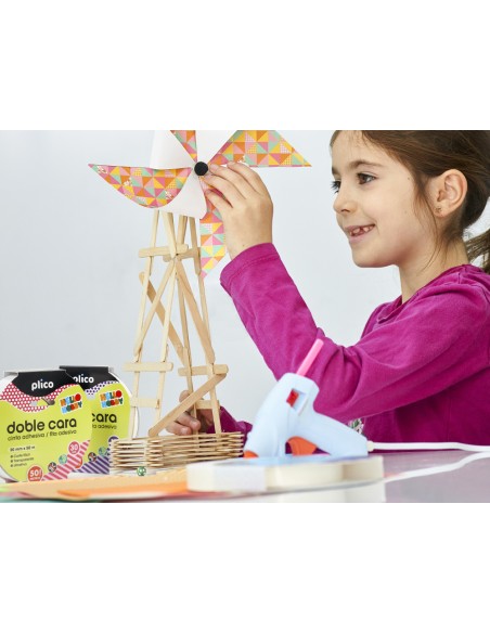 Cinta adhesiva plico doble cara 20 m x 15 mm