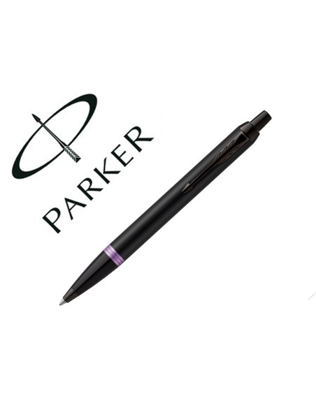 Boligrafo parker im professionals vibrant purple ring en estuche de regalo
