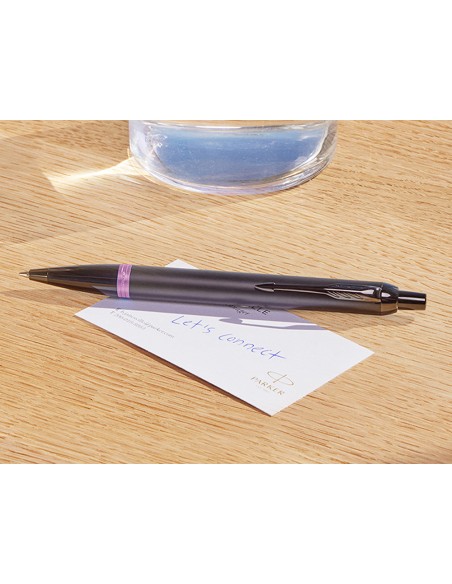 Boligrafo parker im professionals vibrant purple ring en estuche de regalo