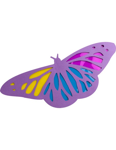 Papel celofan liderpapel 50x70 cm 22 g bolsa de 5 hojas rojo