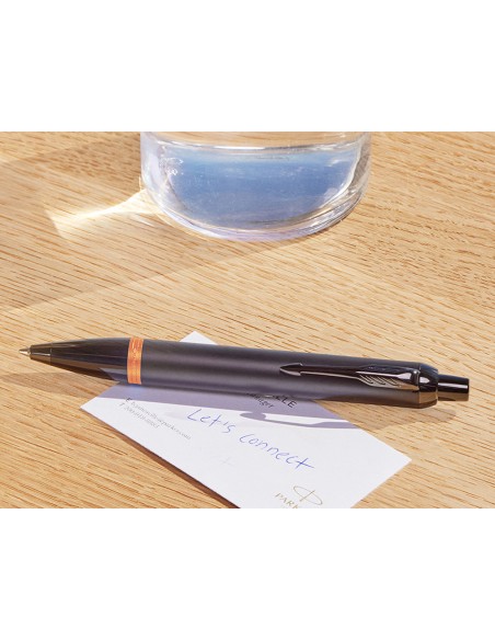 Boligrafo parker im professionals vibrant orange ring en estuche de regalo