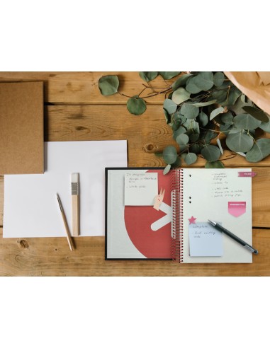 Cuaderno espiral a5 micro antartik tapa forrada...