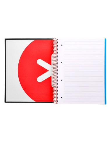 Cuaderno espiral a4 micro antartik tapa forrada...