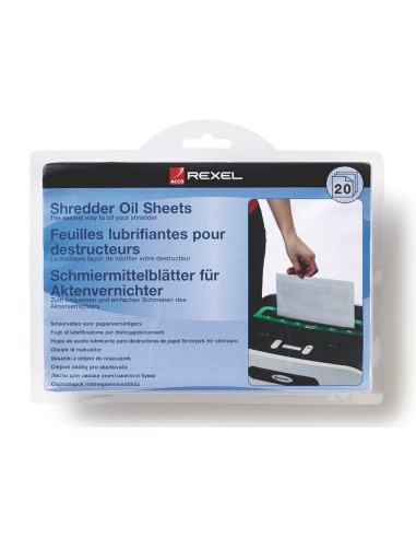Hojas lubricantes rexel para destructora...