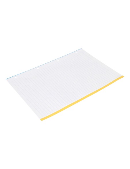 Recambio antartik a4 100 hojas 100gr rayado horizontal 4 taladros bandas de 5 colores